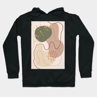 Mid Century Modern, Abstract Shapes 3 Hoodie